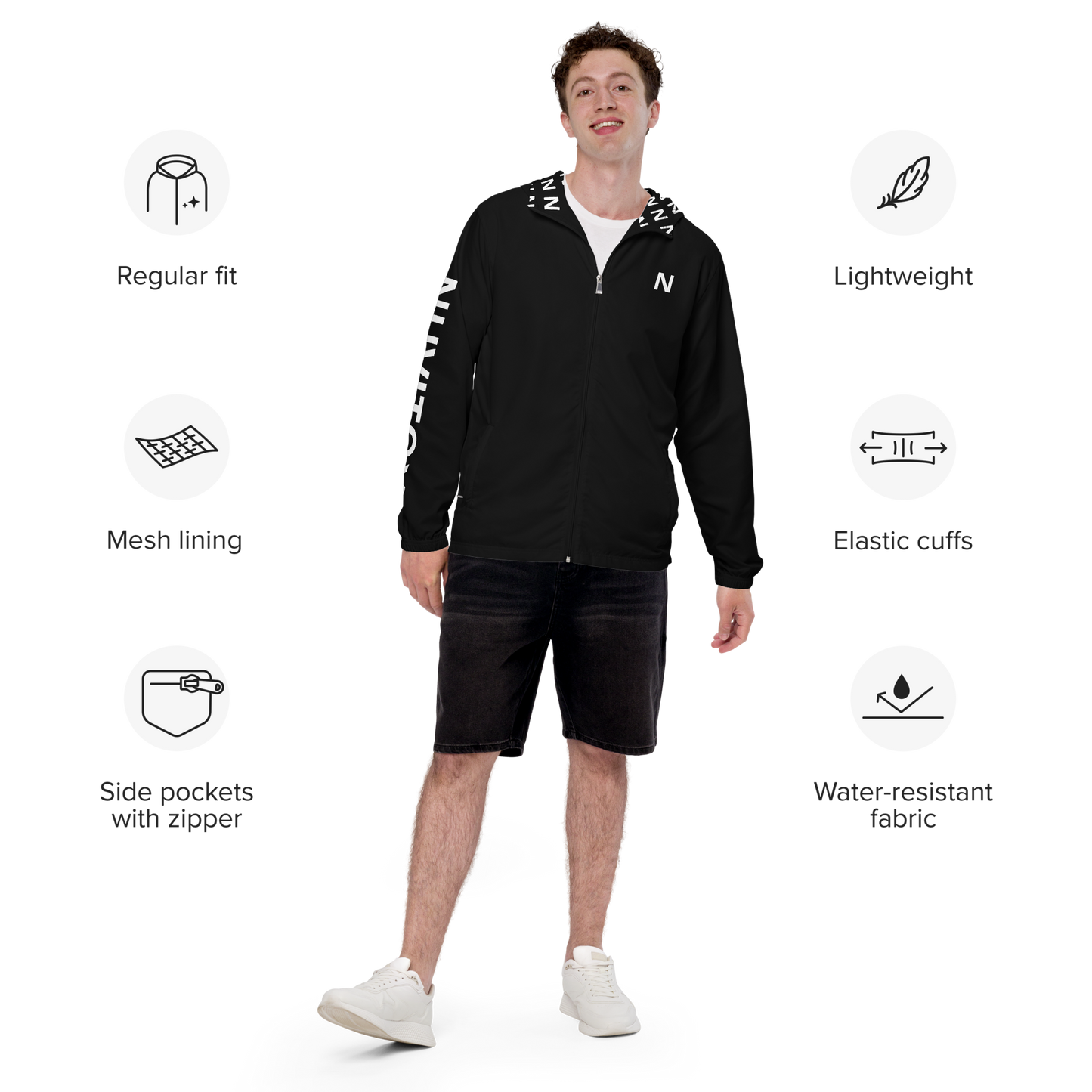 Nuvitox Signature Windbreaker – Black Edition