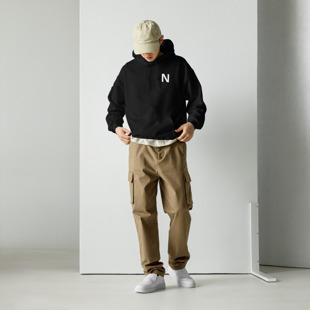 Nuvitox Signature Hoodie – “N” Front, Logo Back & Sleeve