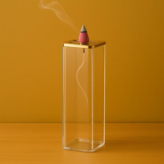 NUVITOX Glass Incense Tower – Dual-Use Burner