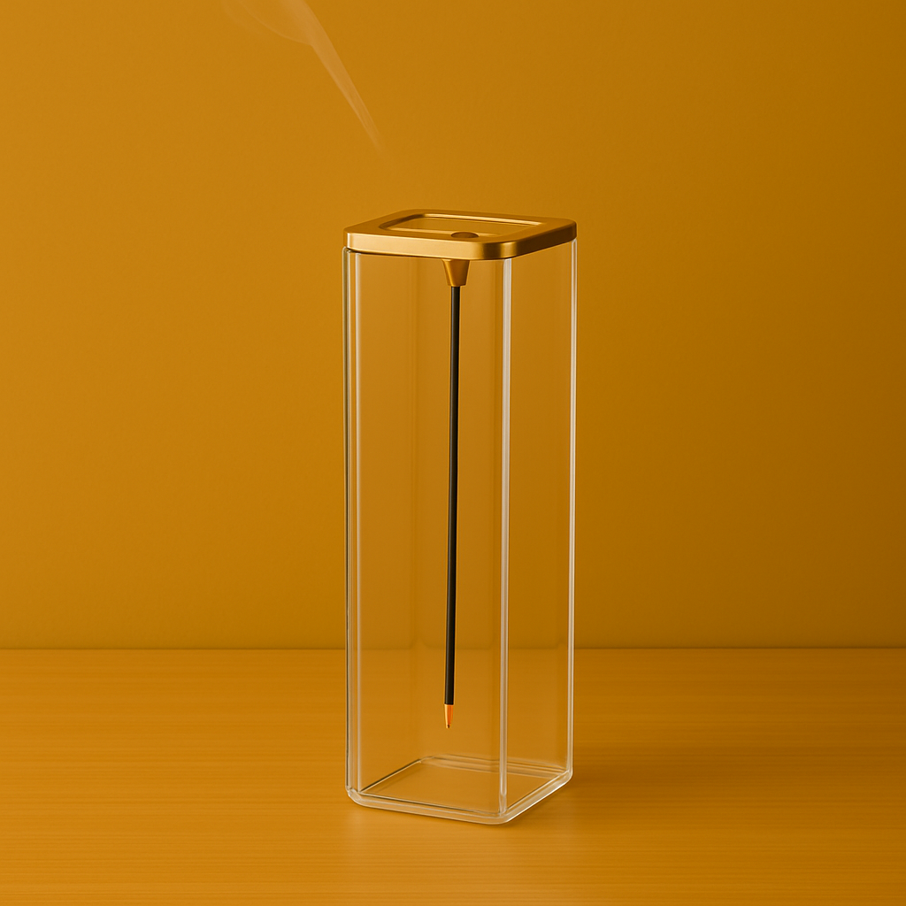 NUVITOX Glass Incense Tower – Dual-Use Burner